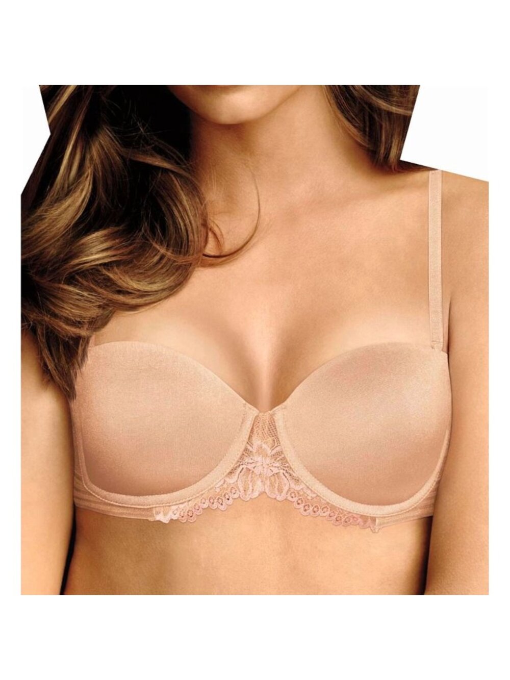 NWT Self Expressions Women's (Paris Nude‎ 40C) Essential Multiway Push Up Bra